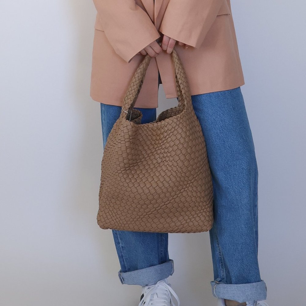 Melie Bianco Johanna Vegan Leather Braided Bag